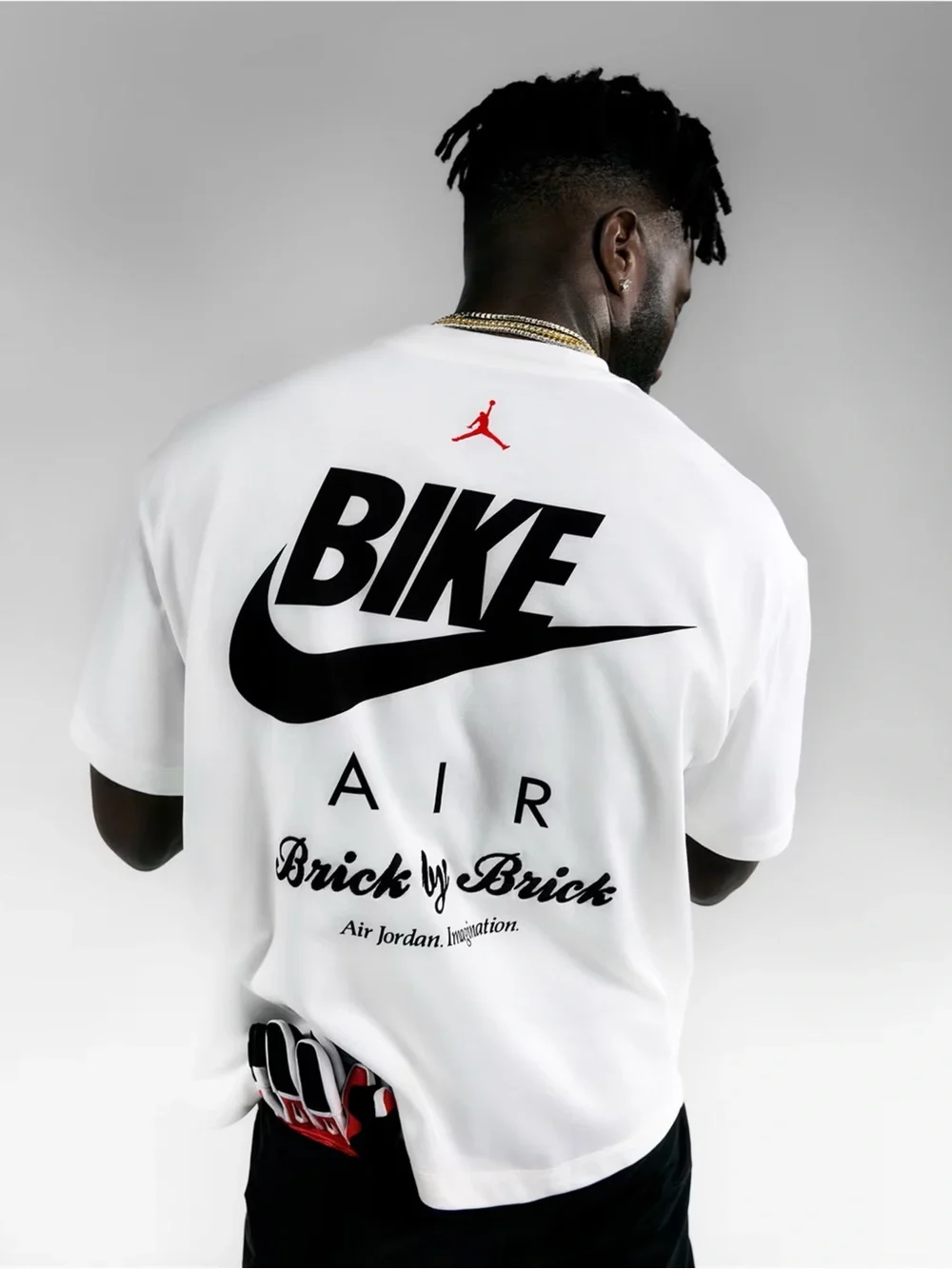 Jordan x Nigel Sylvester Men's T-Shirt 'White' SMALL